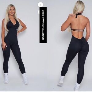 PcheeBum Low V butt Scrunch Jumpsuit